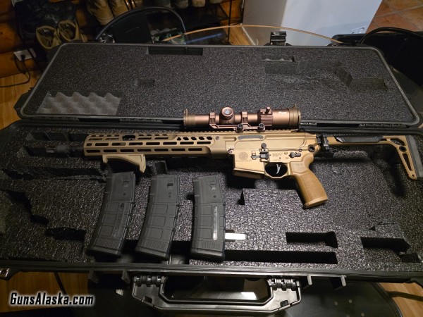 Sig Sauer MCX Spear LT .556 with attachments and carrying case
