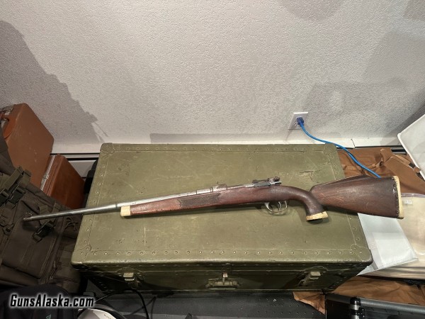 Old Argentina Mauser factory re-chambered in 3006 hunting rifle