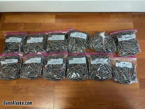 223 ammo 1,380 rounds