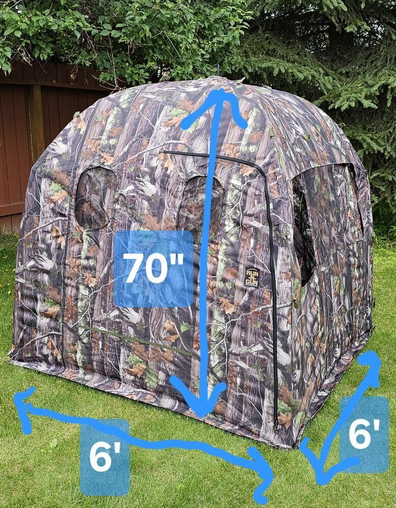Run N Gun Ground Blind - Rifles for Sale in Alaska