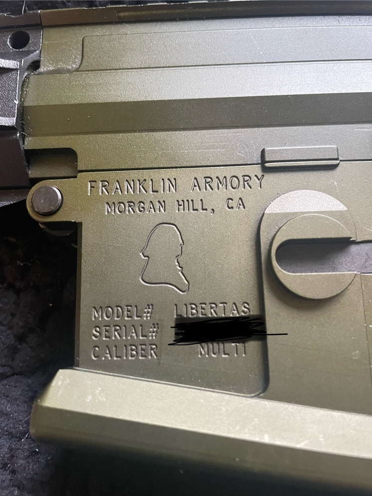 Franklin Armory Libertas 5.56mm - AR-15 Rifles for Sale in Alaska